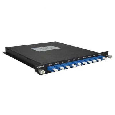 comprar Módulo de fibra óptica DWDM Mux Demux de 8 canales, conector LC UPC, modo simple, 1550nm online manufacture