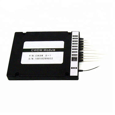 comprar Modulo CWDM de fibra óptica 100G 4CH/8CH WDM Mux/Demux con baja pérdida de inserción para redes ópticas online manufacture