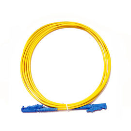 comprar El cordón de remiendo de la fibra óptica de E2000 UPC mecanografía a casquillo plástico el solo modo a una cara 2,0 Diamter online manufacture