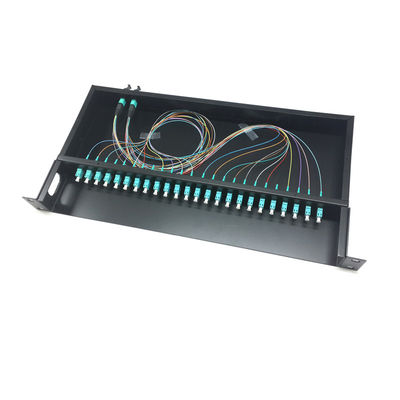 comprar Marco de Distribución de Fibra Óptica MPO/MTP Cassette con Fibra de Cinta 16C/32C y Baja Pérdida de Inserción 0.35dB para Centro de Datos online manufacture