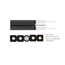 comprar Construcción autosuficiente unimodal del cable de descenso del cable de fribra óptica G652A1 FTTH online manufacture