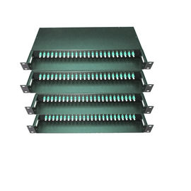 comprar 48 / 96 material de la pulgada SPECC de la caja 19 de la terminación del panel de remiendo de la fibra óptica de la fibra MPO/MTP online manufacture