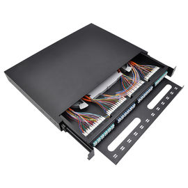 comprar OTB 12 24 36 48 fibra óptica de 96 bases que desliza el interfaz revestido del polvo del panel de remiendo online manufacture