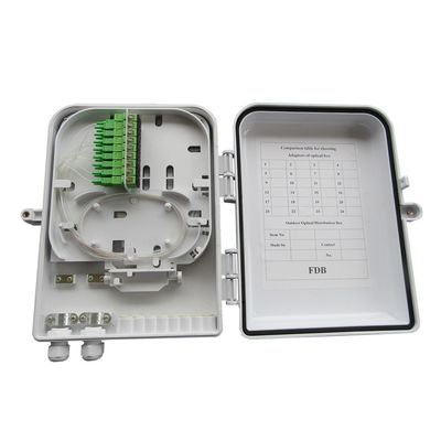 comprar Caja de Terminación FTTH de Material ABS de 16 Núcleos Montable en Pared para Sistema de Acceso FTTX online manufacture