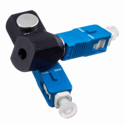 comprar Color azul redondo SC desnudo Adaptador de fibra óptica de modo único UPC pulido para redes FTTH FTTB FTTX online manufacture
