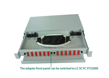 comprar 19 estante del ST/del LC del cable óptico ODF del solo modo de la base de la pulgada 12 montado online manufacture