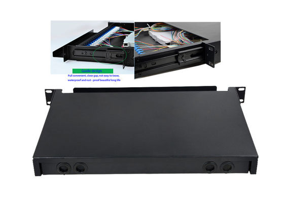 comprar 12 24 48 96 Puertos Tipo Cajón Deslizante Fibra Óptica Multimodo Marco de Distribución y Panel de Parche online manufacture