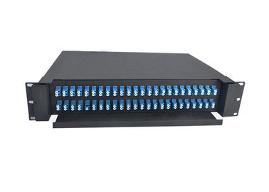 comprar caja de distribución de la fibra óptica del panel de remiendo de la fibra óptica que empalma 1u 12core SC/FC/ST/LC online manufacture