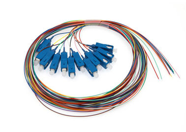 comprar El SC de encargo de la coleta de la fibra óptica/E2000/el conector 0.9m m de FC/del ST 12 colores telegrafían online manufacture