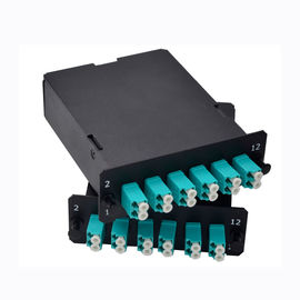 comprar MPO-24 al duplex de 12x LC, tipo AF, 24 casetes con varios modos de funcionamiento de las fibras OM3 FHD MPO online manufacture
