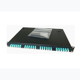 comprar el panel de remiendo de la fibra óptica 1u 19, el panel de remiendo del cable de fribra óptica del puerto de SC/FC/ST/LC 48 online manufacture