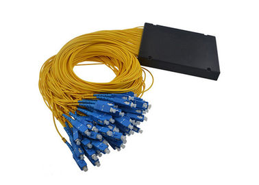 comprar PLC encajonado 1 del ABS 1x64 en hacia fuera divisor de la fibra óptica del PLC 64 con el conector del SC online manufacture