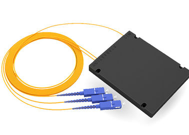 comprar PLC encajonado de la longitud de onda de la fibra óptica del ABS ancho del divisor 1x2 con el conector del SC/de la PC online manufacture