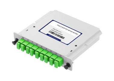 comprar El divisor 1 de la fibra óptica del solo modo en 8 hacia fuera con el alto canal cuenta online manufacture