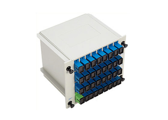 comprar 1x32 Plug-in Tipo PLC Fibra óptica de separación con conector SC para sistemas FTTX online manufacture