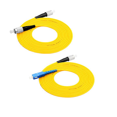comprar Cordón de parche de fibra óptica de modo único simplex duradero SC a LC para redes de alta velocidad online manufacture