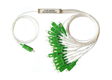 comprar 1 en 16 hacia fuera el tipo miniatura divisor de fibra óptica del PLC con el conector del SC online manufacture