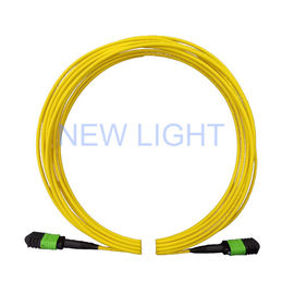 comprar cable de fribra óptica del solo modo de la base puente/OS2 del conector hembra de los 2m (los 6ft) MPO 24 online manufacture