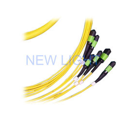 comprar Cable de fribra óptica MPO del duplex del solo modo de G652D LSZH/base del cordón 8/12/24 del tronco de MTP online manufacture
