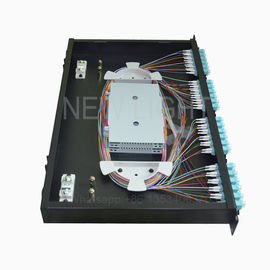 comprar 12 24 48 96 viran el marco de distribución de la fibra óptica/el panel de distribución hacia el lado de babor de la fibra óptica online manufacture