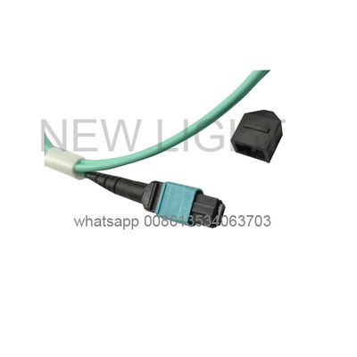 comprar 12 núcleos OM4 MPO MTP de fibra óptica con conector LC dúplex para redes de alta densidad online manufacture