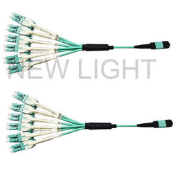 comprar Sola envoltura LSZH OM3 12 de la fibra 3.0m m MPO del cable femenino del desbloqueo online manufacture