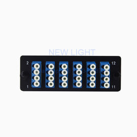 comprar Los 6 paneles de remiendo del soporte de estante de los puertos de X 4LC/paneles de remiendo ópticos de las fibras ópticas de Black Box online manufacture