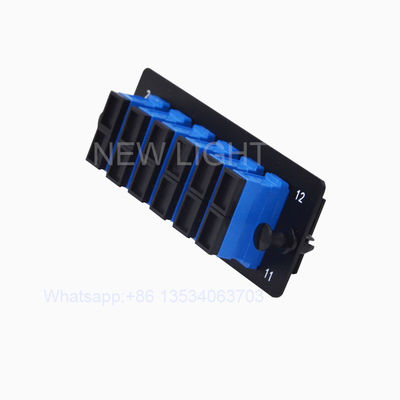 comprar Panel de Parcheo de Fibra Óptica de 19 Pulgadas para Montaje en Rack con Placas Adaptadoras de 6/12 Puertos LC SC y Gabinete con Cajón Deslizable online manufacture