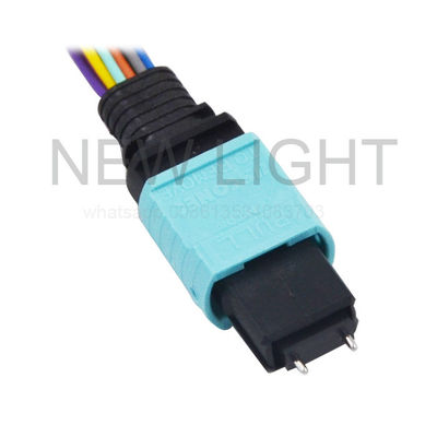 comprar Cable MTP Hembra a LC MPO MTP de 8 hebras OM3 50 µm con clasificación Plenum para redes de alta capacidad online manufacture