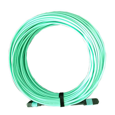 comprar 12 fibra 50/125 OM3 MPO MTP Cable 10Gb láser optimizado Multimodo Cordón de parche (3m / 10ft) online manufacture