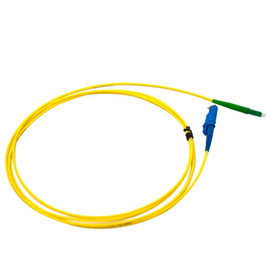 comprar Cable de Fibra Óptica Monomodo Amarillo E2000 a LC APC G657A2 para FTTH y Telecomunicaciones online manufacture