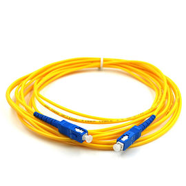 comprar Inflamabilidad óptica del cordón de remiendo de la fibra estándar del SC del IEC que valora el cable de la red de la chaqueta de LSZH online manufacture