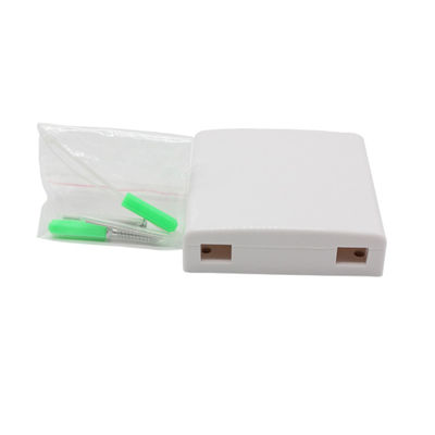 comprar 2 puertos IP65 Wall Mountable FTTH Termination Box para aplicaciones de terminales de fibra óptica en interiores online manufacture