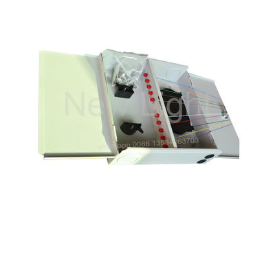 comprar Caja de terminal de fibra óptica ODF interior montada en pared con acero laminado en frío y unidad de empalme de 12 fibras online manufacture