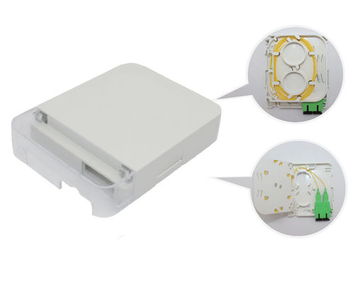 comprar Panel de Parche de Fibra Óptica SC Dúplex de 2 Puertos Montable en Pared Caja Terminal de Fibra Óptica para Gestión de Cables online manufacture