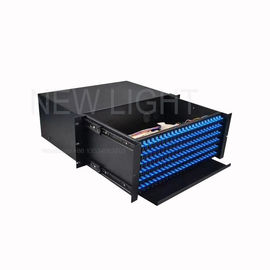comprar Modo de /125 del desbloqueo de la fibra óptica de remiendo de la fibra industrial 9 del panel 3U 144 solo online manufacture
