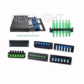 comprar 1U / 2U/los paneles de la fibra de 3U/de 4U LGX/el panel de remiendo de alta densidad al panel de remiendo online manufacture