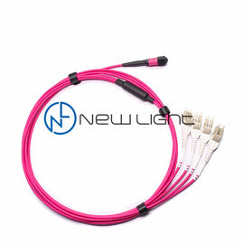 comprar Cable del remiendo del filamento MTP de la transmisión 12 de OM4 100G online manufacture