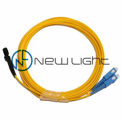 comprar Cable de conexión de fibra óptica dúplex MTRJ a SC hembra de 2 metros de longitud, modo único con cubierta LSZH online manufacture