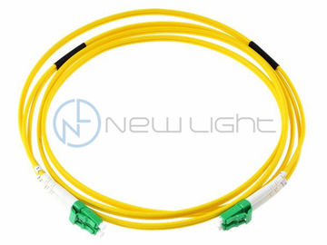 comprar Cordón de remiendo de fibra óptica interior verde del cable 9/125um de la fibra del LC APC SM G657A2 online manufacture