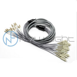 comprar 12F avivan hacia fuera el cordón de remiendo de fibra óptica con varios modos de funcionamiento acorazado del Sc Lc online manufacture