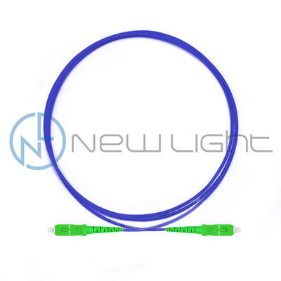 comprar Cable de conexión de fibra óptica blindado Simplex SC APC con longitud personalizada y protección anti-mordedura de rata online manufacture