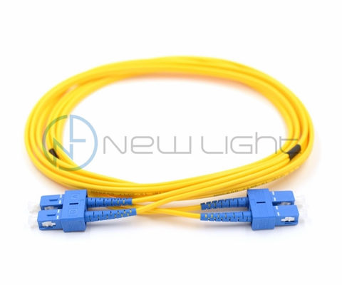 comprar 40G Transferencia de larga distancia SC UPC Cable de parche de fibra óptica dúplex para Internet y CATV online manufacture