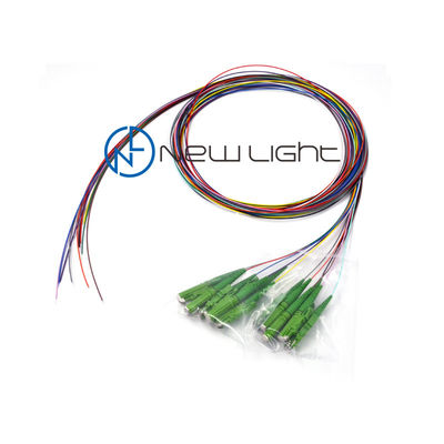 comprar 0.9mm 12 Color 40dB Perdida de retorno Fibra óptica Pigtail y Fibra Jumper Cable online manufacture