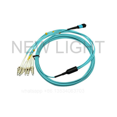 comprar 12F Cable de tronco MTP de mujer a hombre con chaqueta de PVC de 3,5 mm para la compatibilidad OM3 OM4 online manufacture