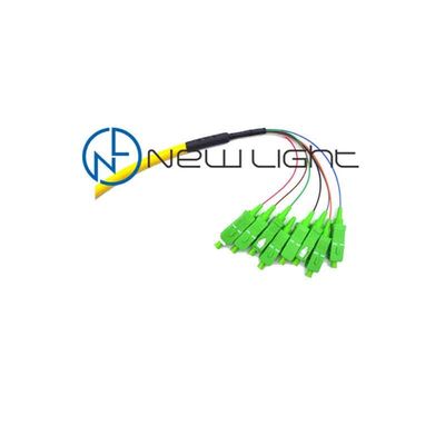 comprar Modo único SC/UPC Pigtail de fibra óptica con chaqueta LSZH y diámetro de 0,9 mm para empalme de alto rendimiento online manufacture