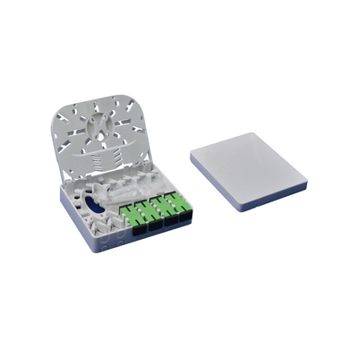 comprar Caja terminal 4core Ftth de la fibra óptica montada en rack del ABS/caja de distribución óptica online manufacture