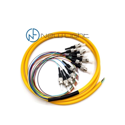 comprar Cable de fribra óptica el 1m LSZH 0.9m m FC UPC del solo modo/filamento de APC 12 online manufacture