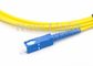 Telecomunicaciones LC al cable del remiendo de la fibra del solo modo del SC con estabilidad da alta temperatura