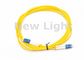 LC al diámetro del solo modo 2.0m m del cable del remiendo de la fibra del LC con buena intercambiabilidad